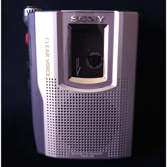 Sony TCM-150 Cassette Corder Handheld Recorder Player - AS IS / For Parts ONLY - Picture 1 of 6